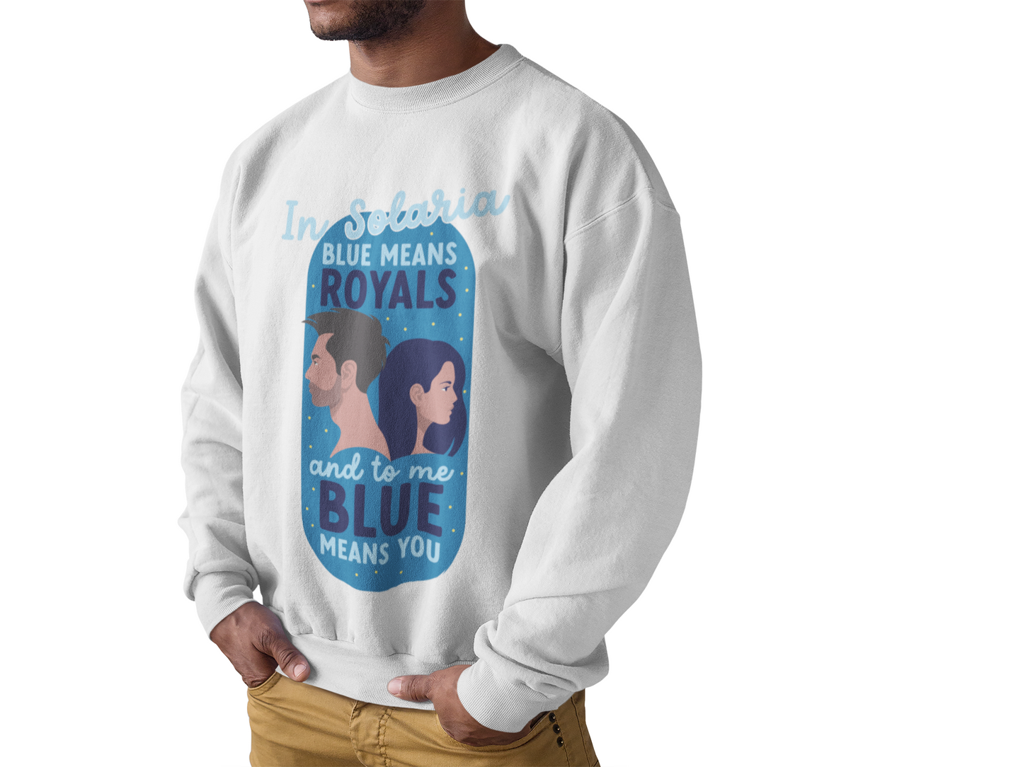 Blue Means You- Orion and Darcy - Sweatshirt -Zodiac Academy Merchandise