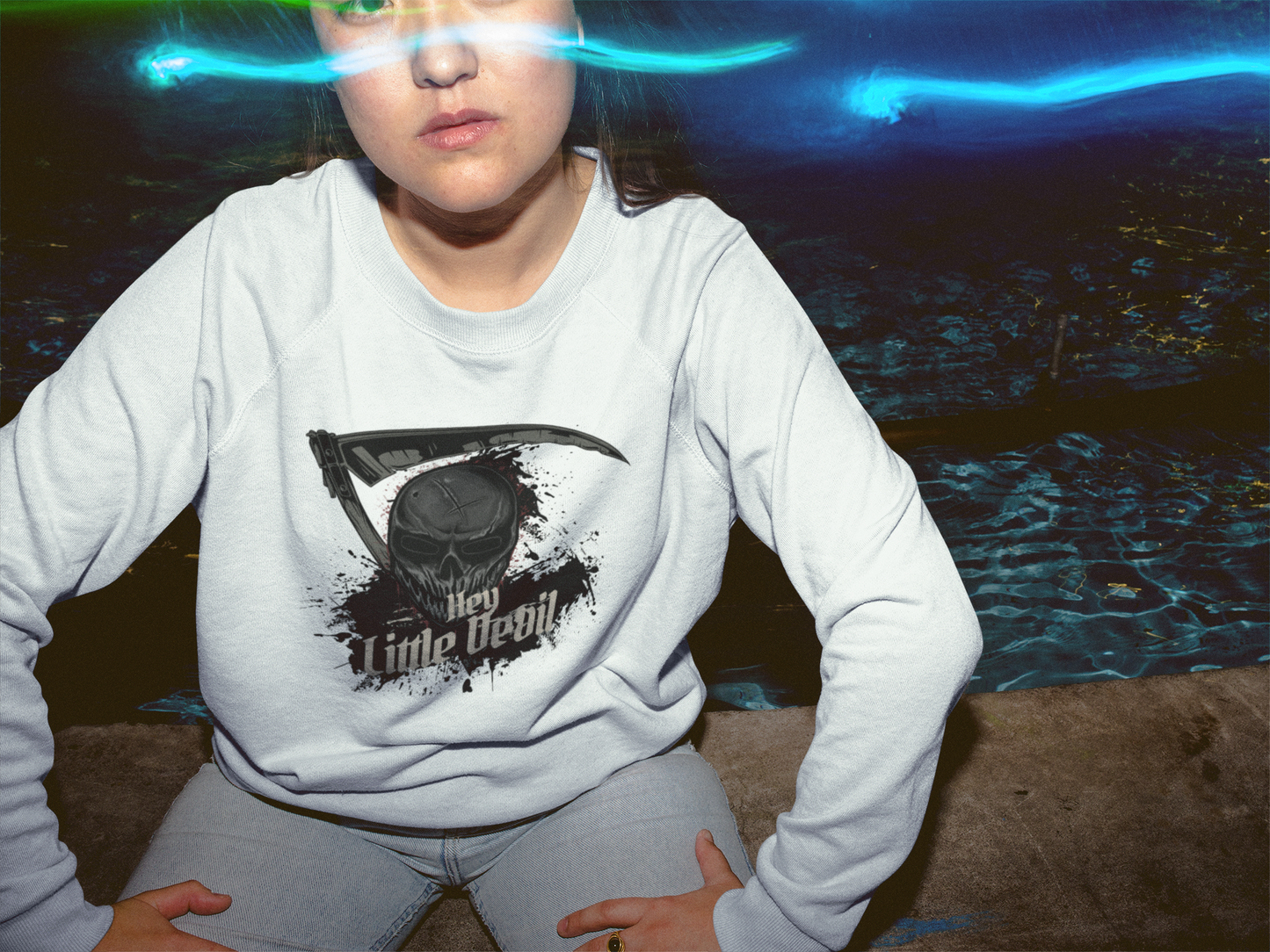 Hey Little Devil - Sweatshirt- Devils Night Series - Penelope Douglas