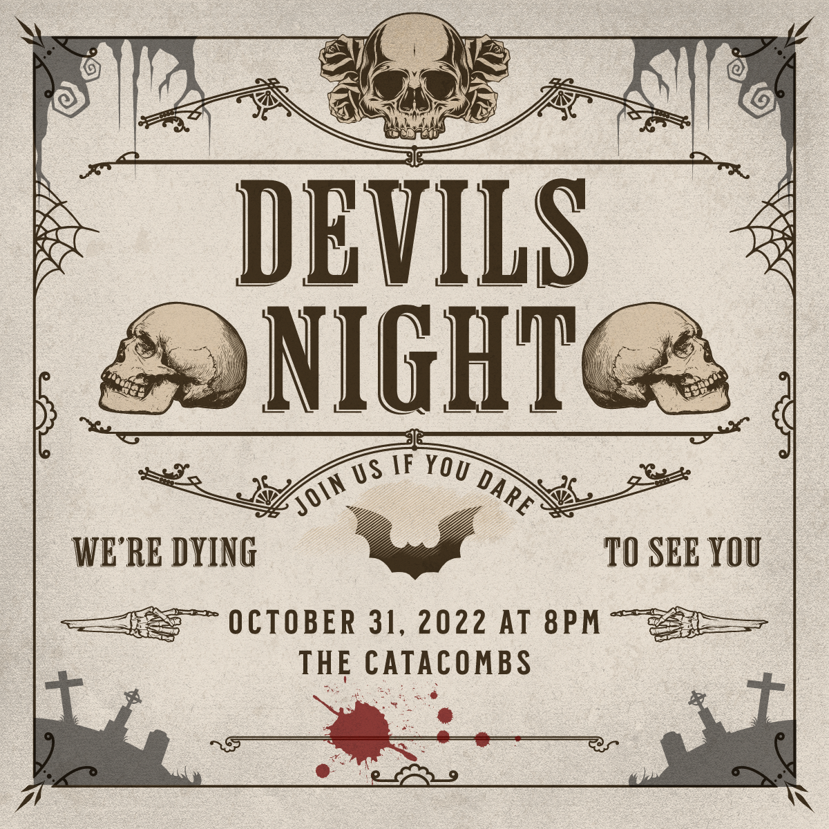 Devils Night Invite - Corrupt - T-shirt - Devils Night Series - Penelope Douglas