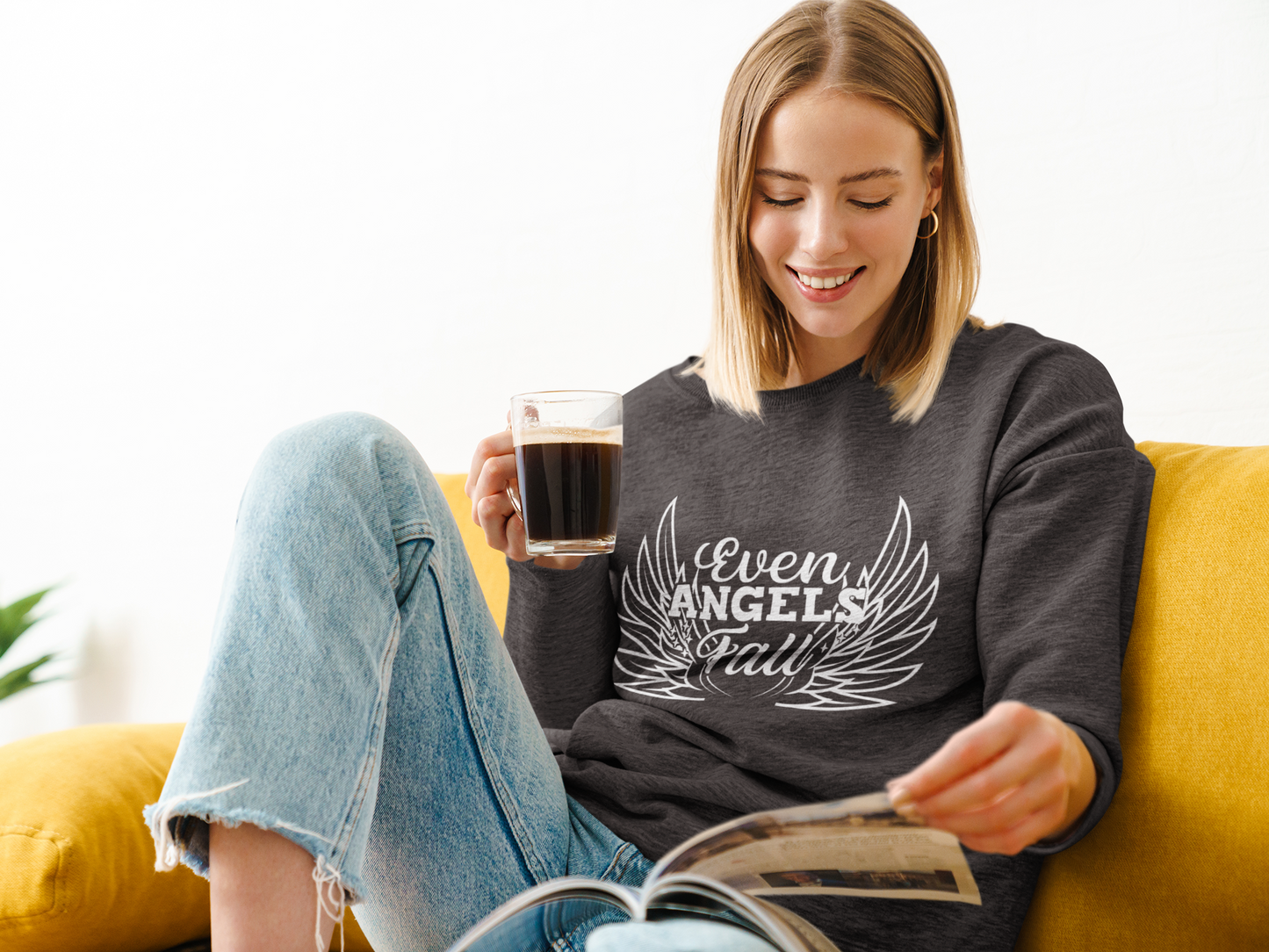 Even Angels Fall - Sweatshirt - The Ruthless Boys of the Zodiac -Aurora Academy - Caroline Peckham & Susanne Valenti Merchandise