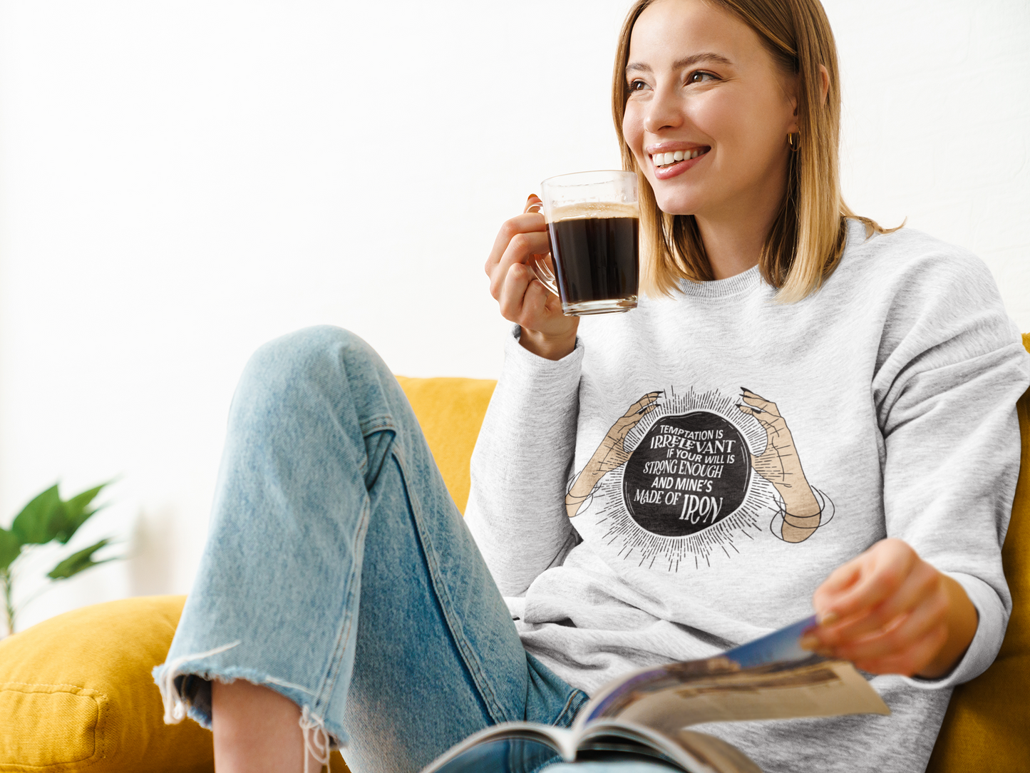 Temptation is Irrelevant - Sweatshirt - The Ruthless Boys of the Zodiac -Aurora Academy - Caroline Peckham & Susanne Valenti Merchandise