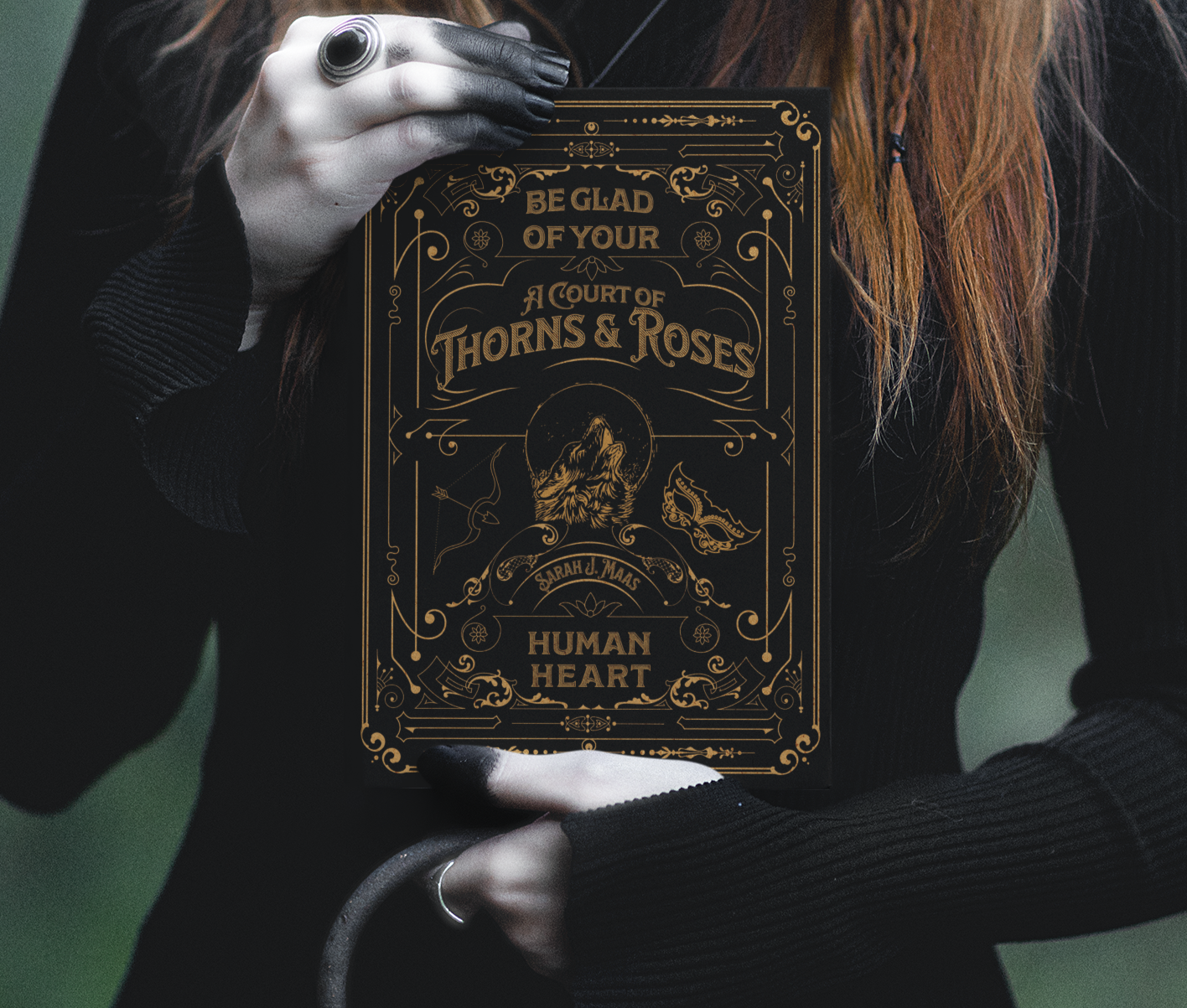 ACOTAR - Vintagely Classic - A Court of Thorns and Roses Dust Jacket Set - Gold Foiled - Officially Licensed