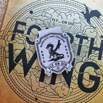 Basgiath War College - Fourth Wing - Magnetic Bookmark - Officially Licensed Rebecca Yarros