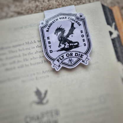 Basgiath War College - Fourth Wing - Magnetic Bookmark - Officially Licensed Rebecca Yarros