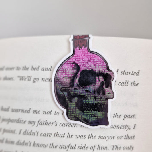 Dark Romance Bookmark Skull Merchendise