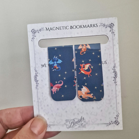 Dragon Pattern Magnetic Bookmark