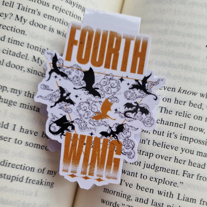 Fourth Wing Magnetic Bookmark