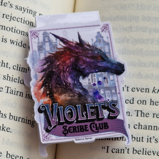 Violets Scribe Club - Fourth Wing - Magnetic Bookmark - Officially Licensed Rebecca Yarros