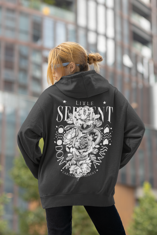 Little Serpent - Don't Look Away - Carissa Broadbent - Officially Licensed - Hoodie - Serpent and The Wings of Night