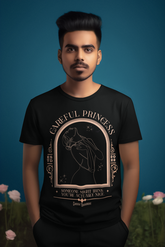 Careful Princess -Carissa Broadbent - Officially Licensed - T-shirt/tee - Serpent and The Wings of Night