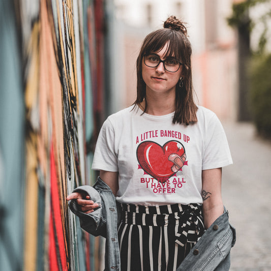 A Little Bit Banged Up -Carissa Broadbent - Officially Licensed - T-shirt/tee - Serpent and The Wings of Night