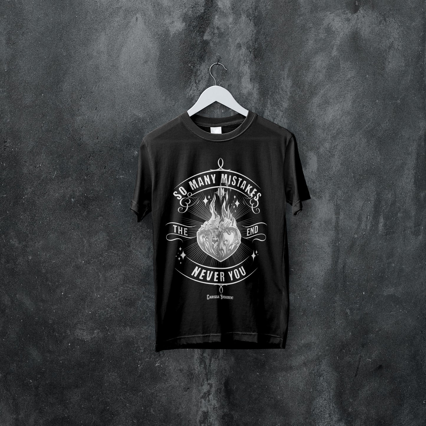 So Many Mistakes - Carissa Broadbent - Officially Licensed - T-shirt/tee - Serpent and The Wings of Night