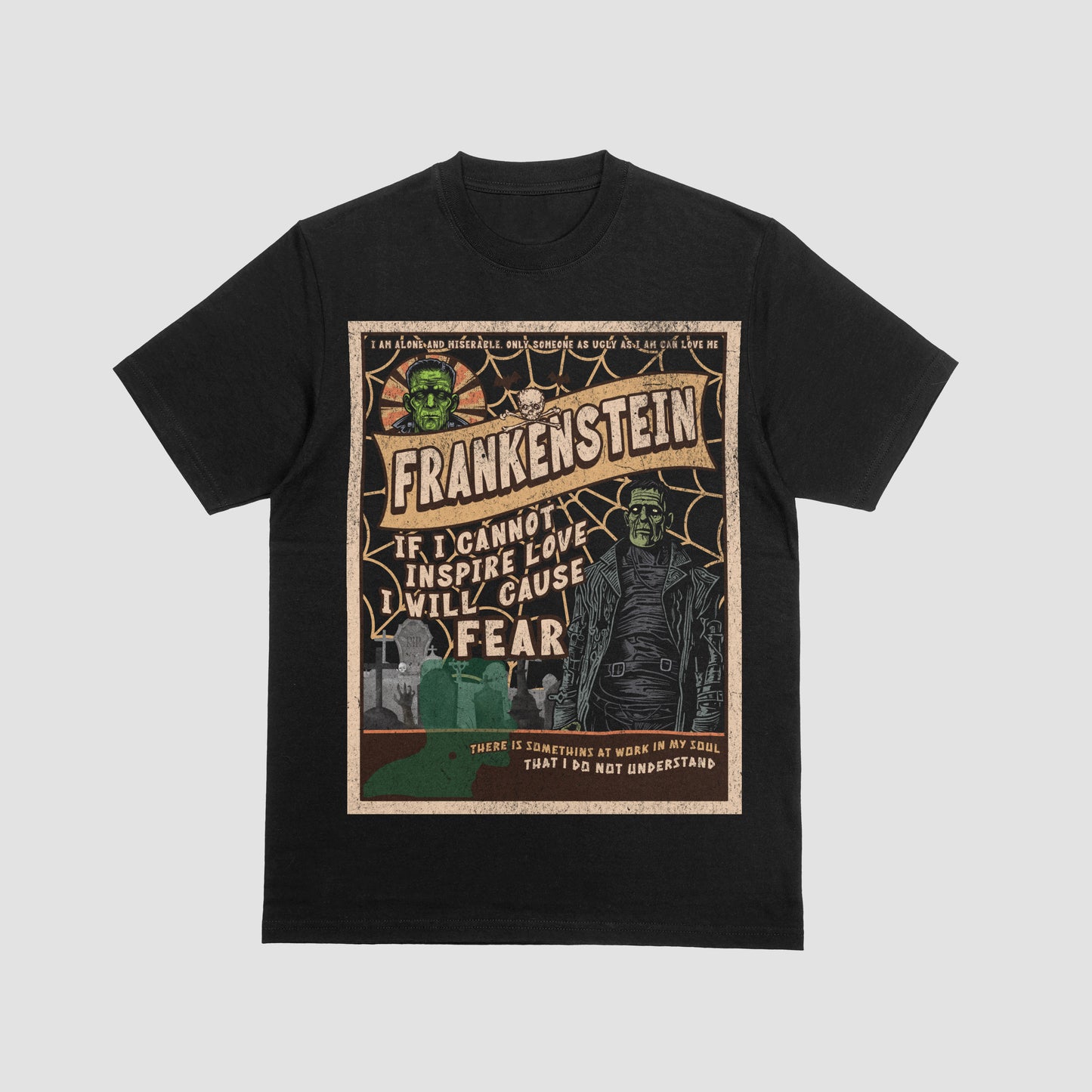 trendy frankenstein t-shirt