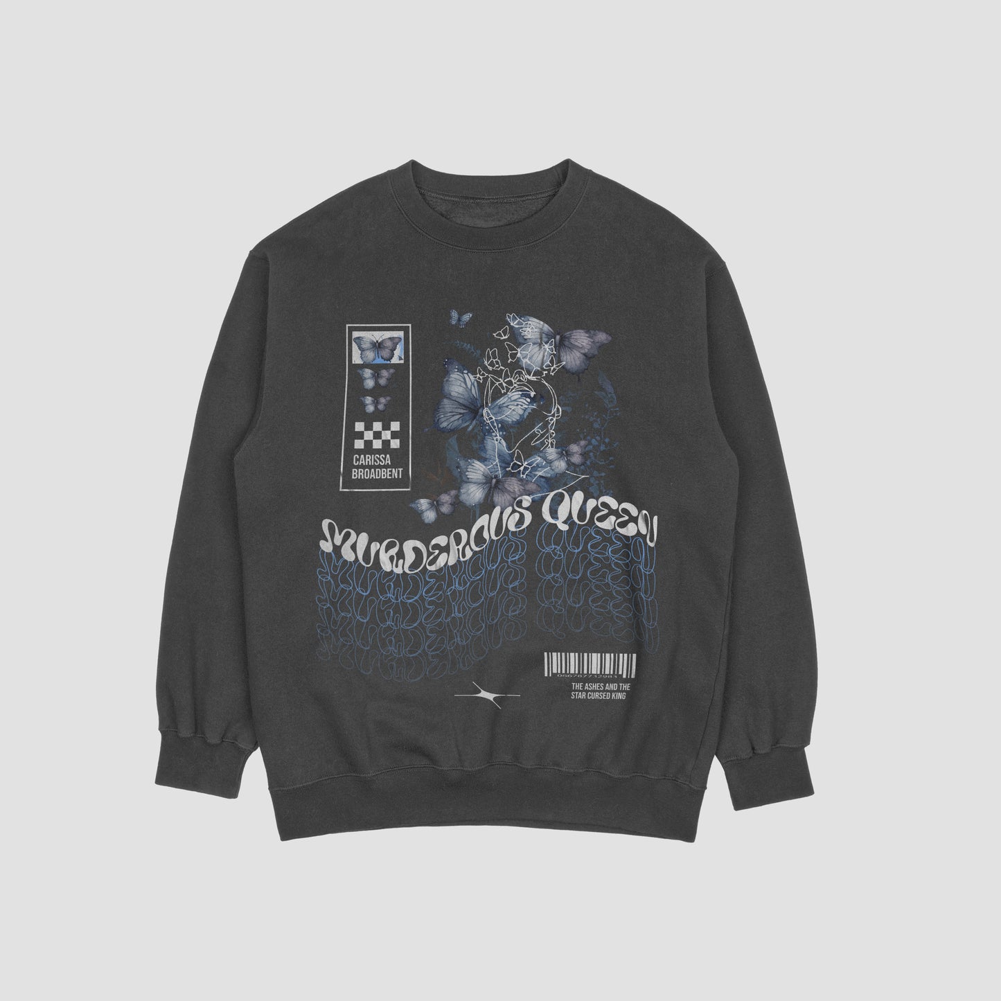 Murderous Queen - Carissa Broadbent - Officially Licensed - Sweatshirt - Serpent and The Wings of Night