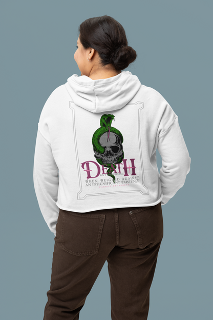 Death Isn't Frightening - Carissa Broadbent - Officially Licensed - Hoodie - Serpent and The Wings of Night