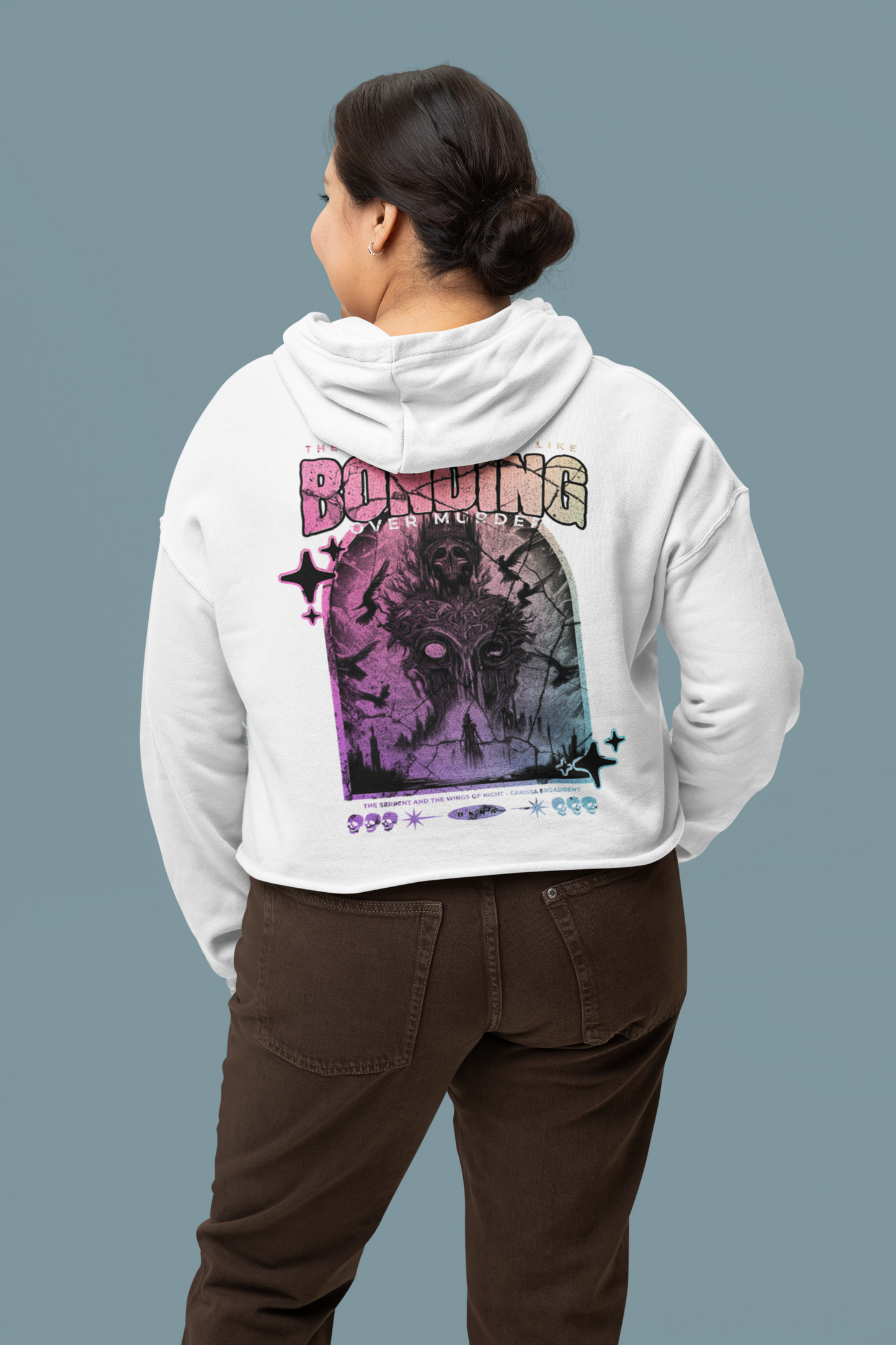Bonding Over Murder - Carissa Broadbent - Officially Licensed - Hoodie - Serpent and The Wings of Night