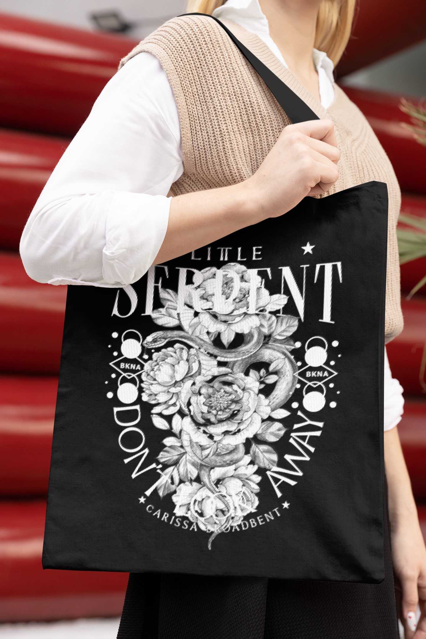 Little Serpent - Tote - Serpent and The Wings of Night - Carissa Broadbent - Officially Licensed