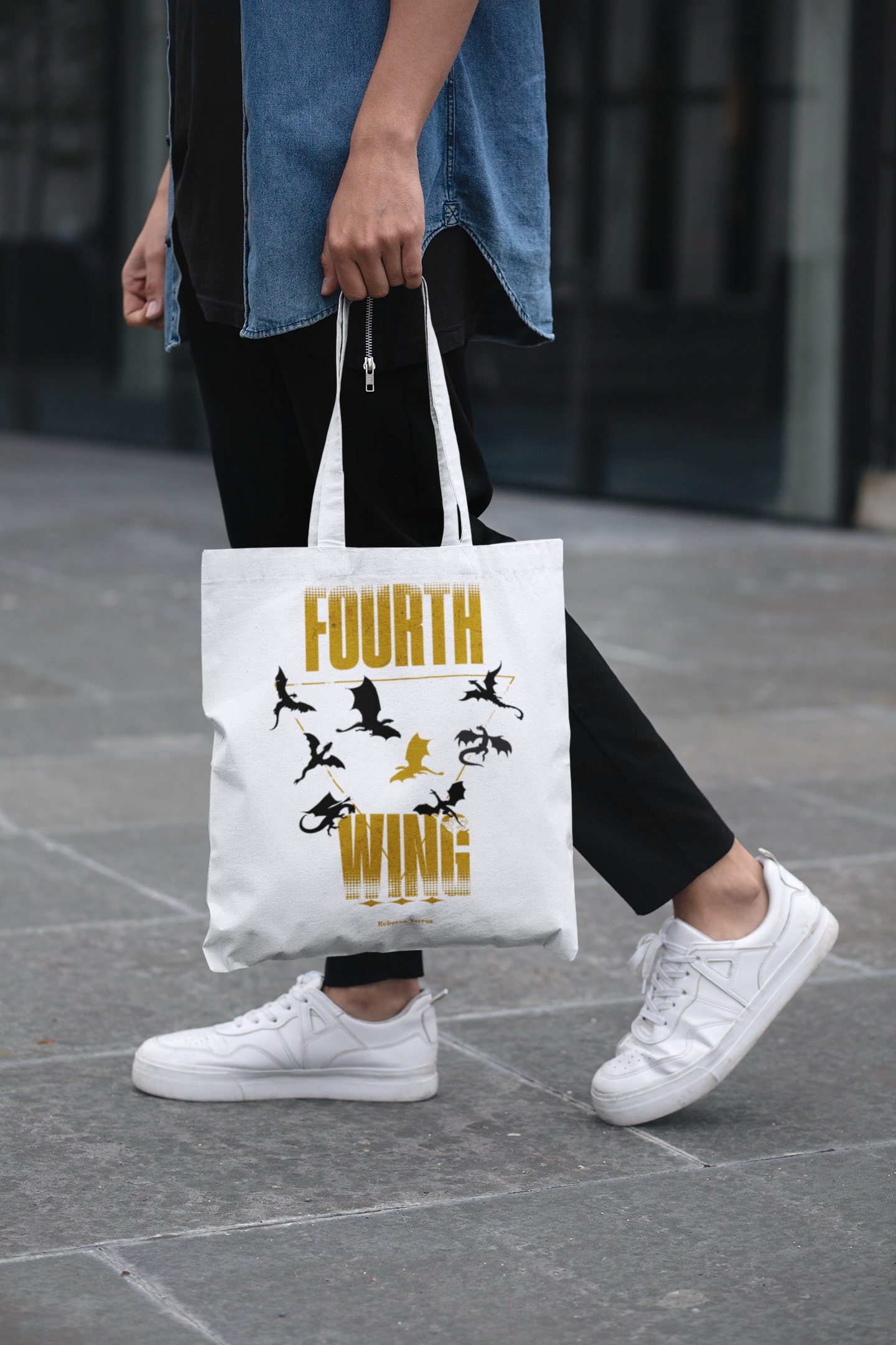 Fourth Wing Tote - Fourth Wing - Rebecca Yarros - Officially Licensed