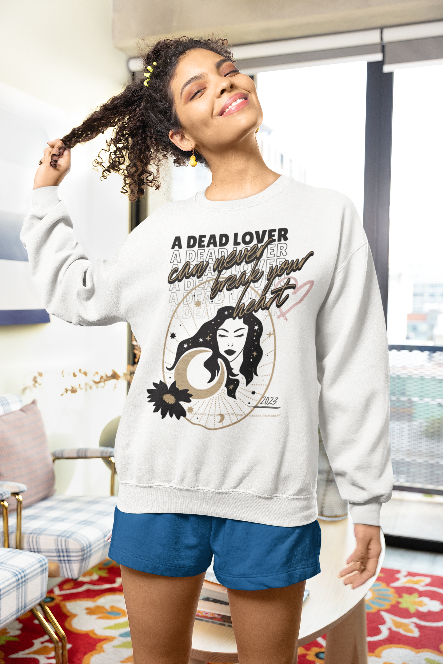 A Dead Lover - Carissa Broadbent - Officially Licensed - Sweatshirt - Serpent and The Wings of Night