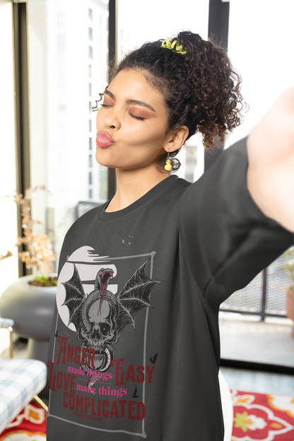Anger is Easy - Carissa Broadbent - Officially Licensed - Sweatshirt - Serpent and The Wings of Night