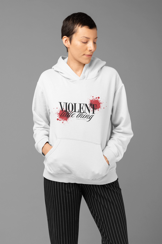 Violent little thing Hoodie/Zip Hoodie - Officially Licensed Fourth Wing by Rebecca Yarros Merchandise