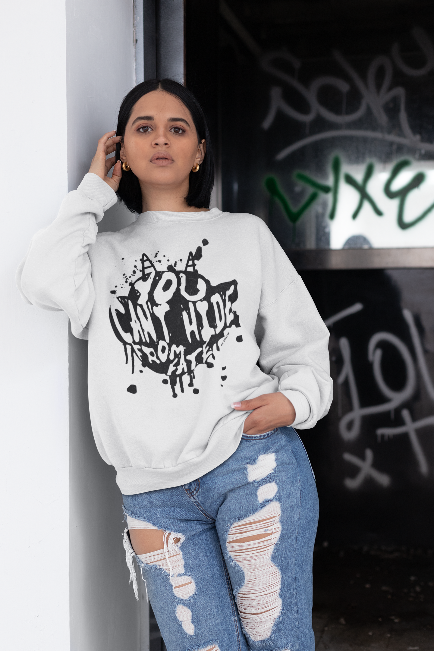 You cant hide from me - H.D. Carlton - Cat and Mouse Duet - Sweatshirt