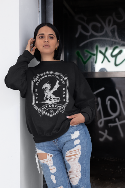 Basgiath War College Sweatshirt - Officially Licensed Fourth Wing by Rebecca Yarros Merchandise