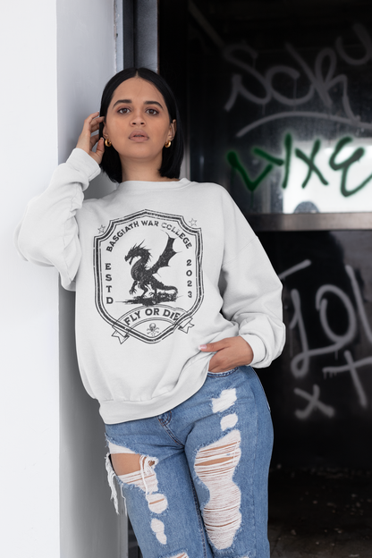 Basgiath War College Sweatshirt - Officially Licensed Fourth Wing by Rebecca Yarros Merchandise