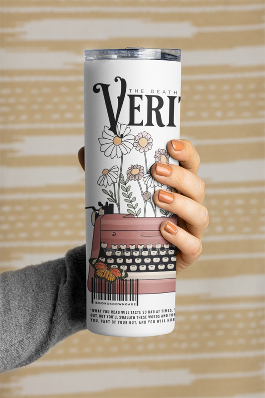 Verity-Inspired 20 oz Skinny Tumbler - Captivating Design from Colleen Hoover's Masterpiece