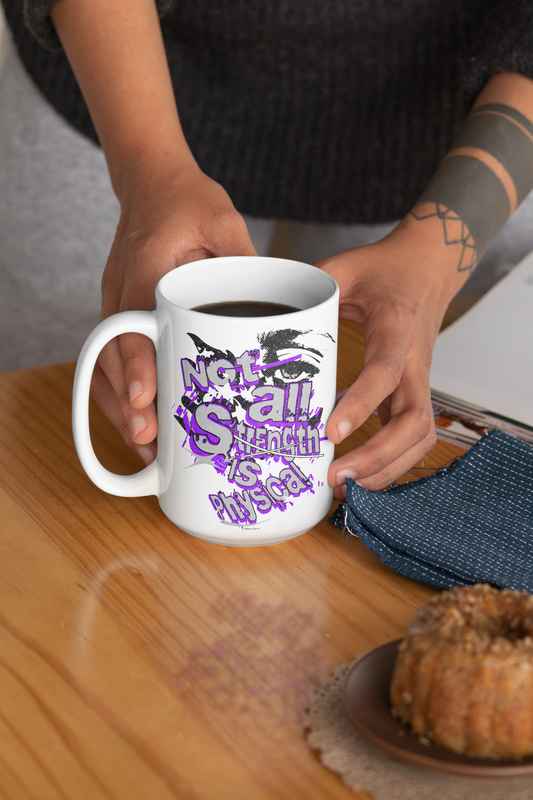 Not all strength is physical Mug - Fourth Wing - Rebecca Yarros - Officially Licensed