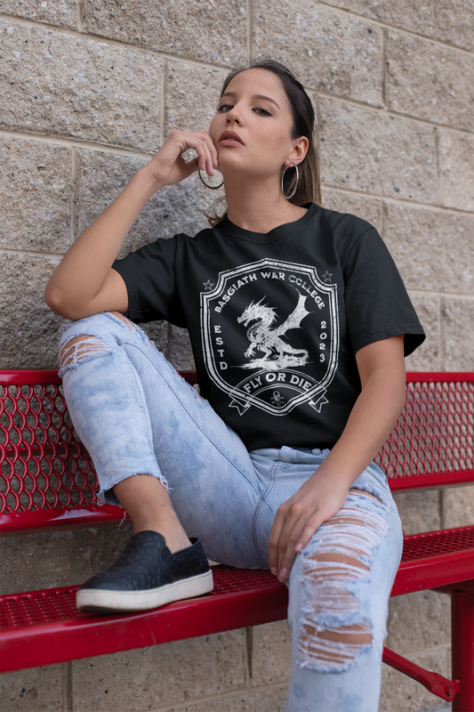 Basgiath War College Bookish Tee - Officially Licensed Fourth Wing by Rebecca Yarros Merchandise
