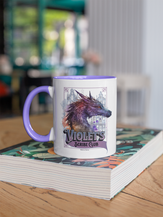 Violet's Scribe Club Mug - Fourth Wing - Rebecca Yarros - Officially Licensed