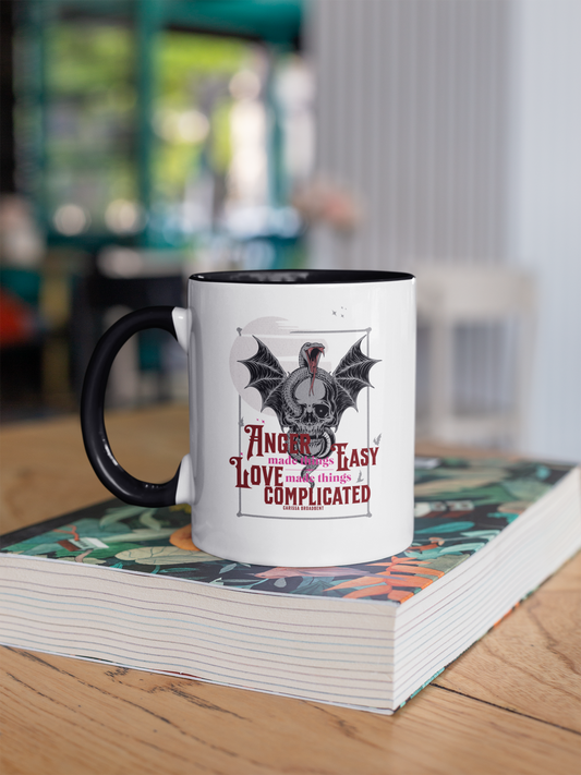 Anger Is Easy - Mug - The Serpent and The Wings of Night - Carissa Broadbent - Officially Licenced - Crowns of Nyzaxia - Merchandise