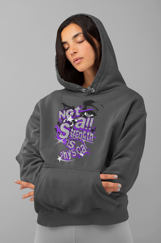 Not all strength is physical Hoodie/Zip Hoodie - Officially Licensed Fourth Wing by Rebecca Yarros Merchandise
