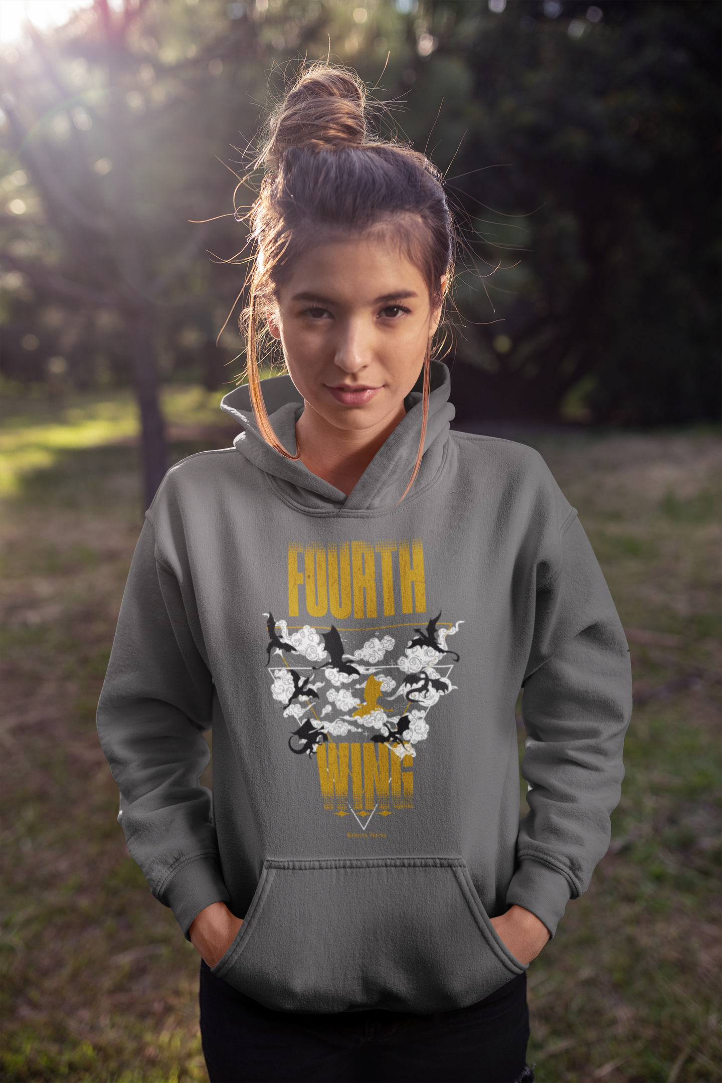 Fourth Wing Hoodie/Zip Hoodie - Officially Licensed Fourth Wing by Rebecca Yarros Merchandise