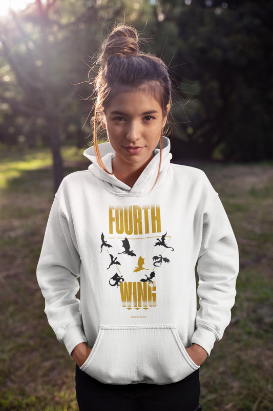 Fourth Wing Hoodie/Zip Hoodie - Officially Licensed Fourth Wing by Rebecca Yarros Merchandise