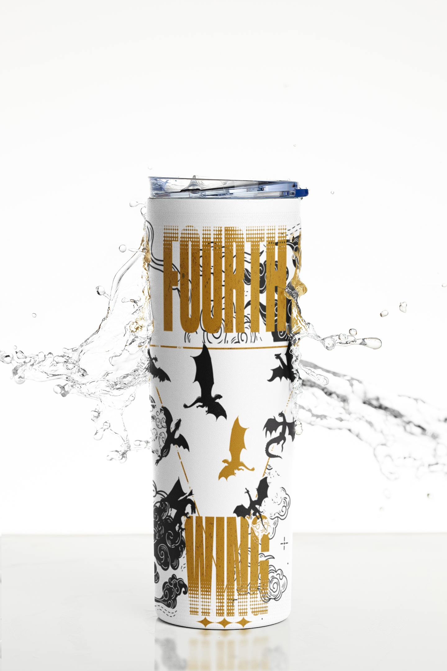 Fourth Wing 20oz Tumbler - Fourth Wing - Rebecca Yarros - Officially Licensed