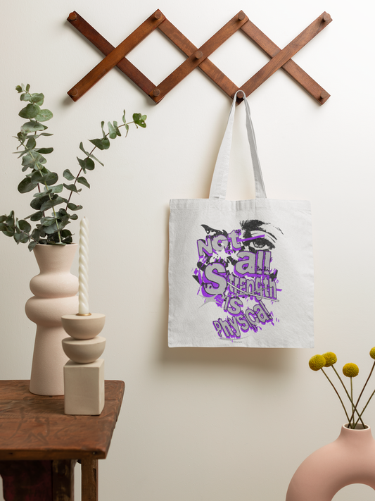 Not all Strength is Physical Tote - Fourth Wing - Rebecca Yarros - Officially Licensed