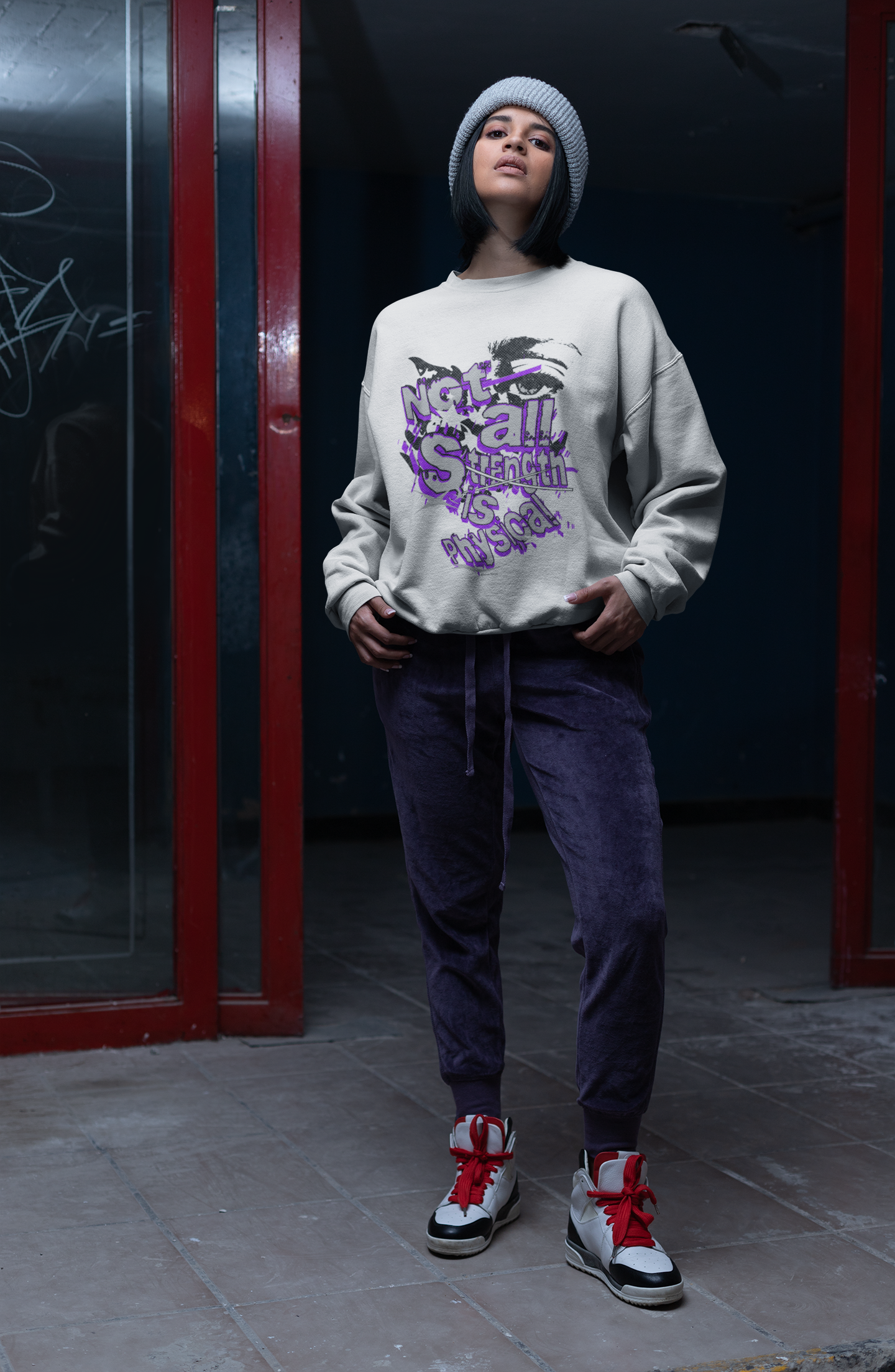 Not all strength is physical Sweatshirt - Officially Licensed Fourth Wing by Rebecca Yarros Merchandise