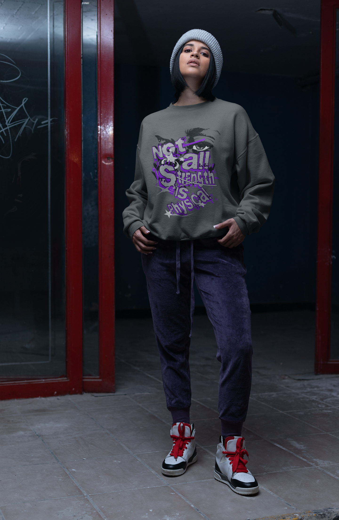 Not all strength is physical Sweatshirt - Officially Licensed Fourth Wing by Rebecca Yarros Merchandise