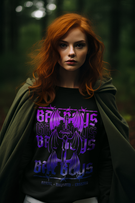Bat Boys - ACOTAR Merchandise - A Court of Thorns and Roses Licensed Sweat Shirt - Cassian, Rhysand, Azriel