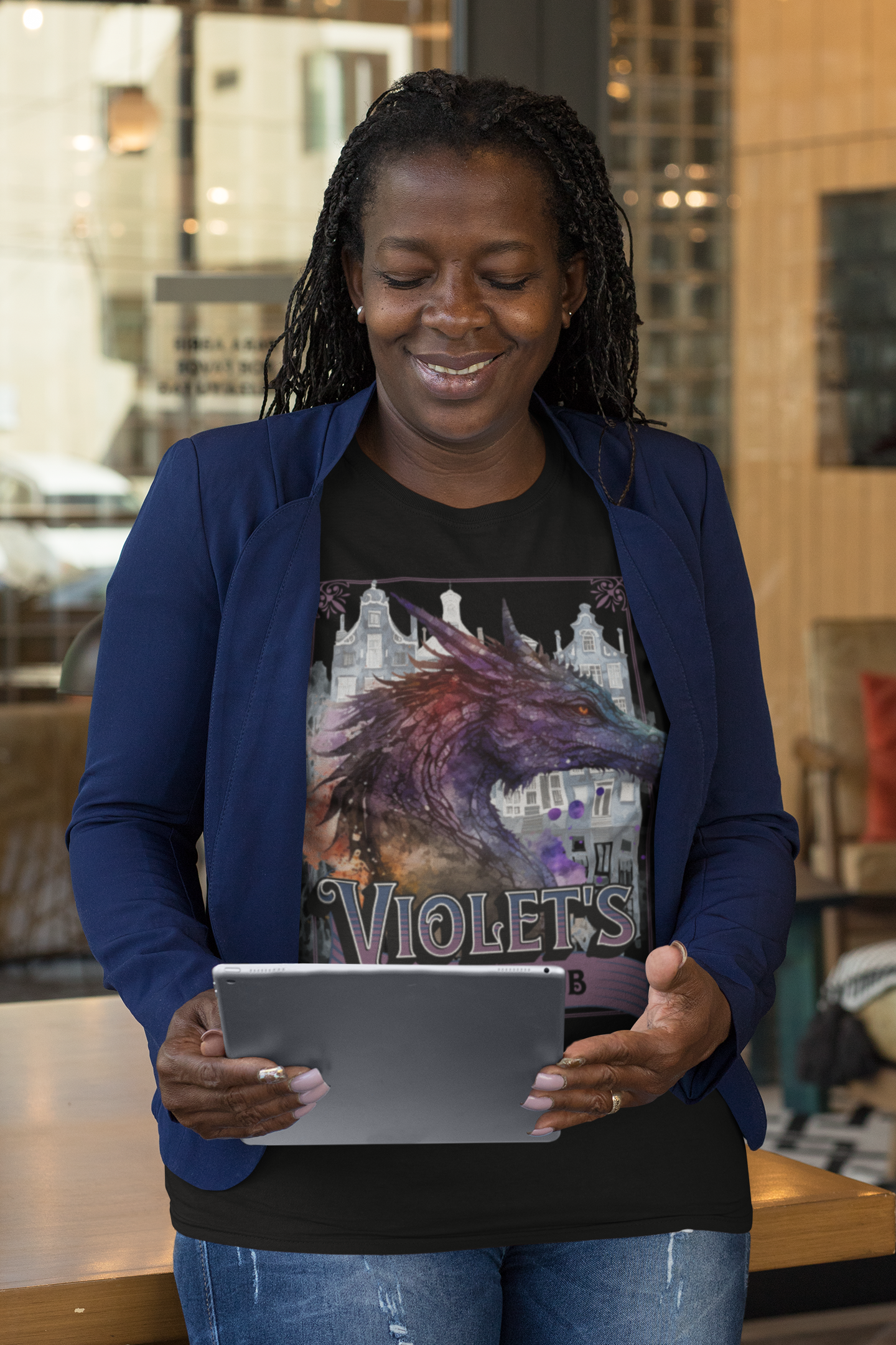 Violet's Scribe Club Tee - Officially Licensed Fourth Wing by Rebecca Yarros Merchandise