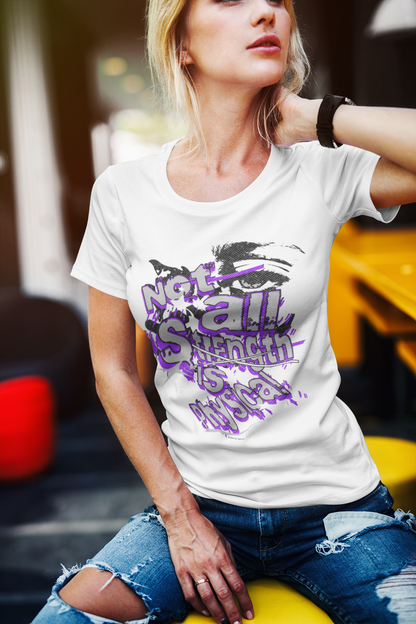 Not all strengths are visible Tee - Officially Licensed Fourth Wing by Rebecca Yarros Merchandise