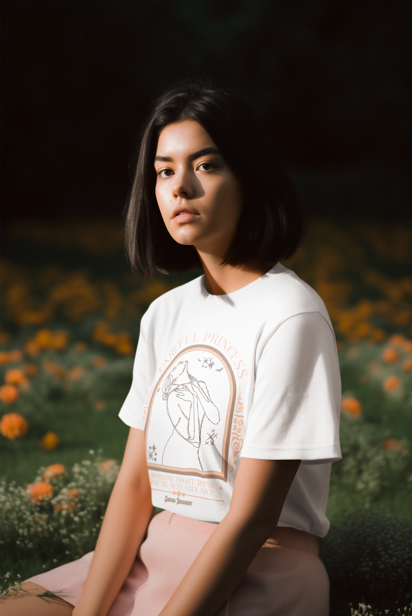 Careful Princess -Carissa Broadbent - Officially Licensed - T-shirt/tee - Serpent and The Wings of Night