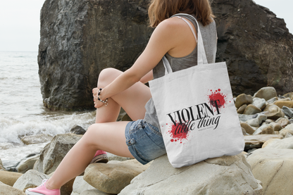 Violent Little Thing Tote - Fourth Wing - Rebecca Yarros - Officially Licensed