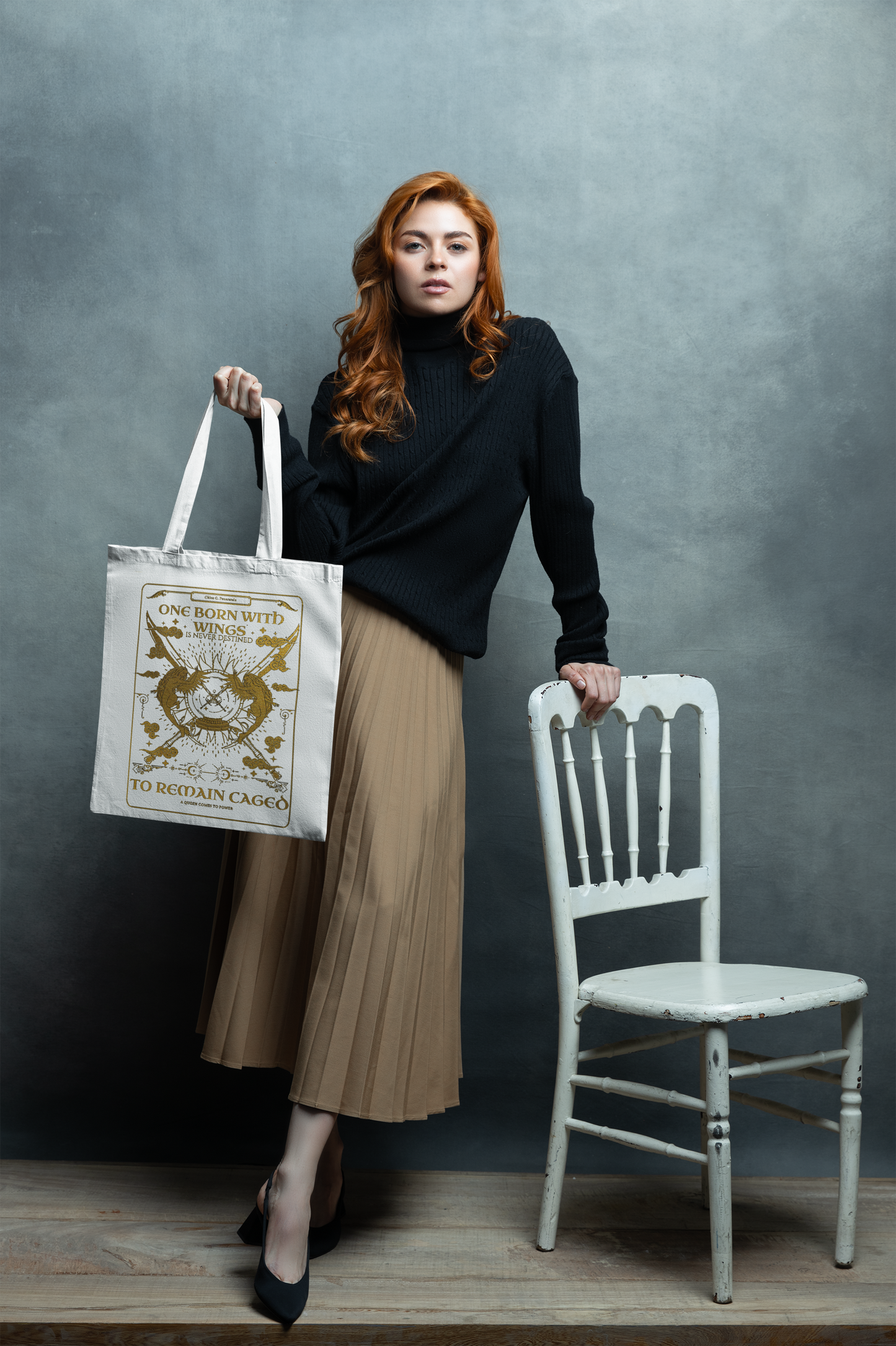 One Born with Wings is Never Destined to Remain Caged - Chloe C. Penaranda - Officially Licensed - Tote - An Heir Comes to Rise - AHCTR