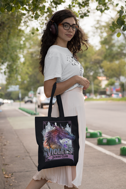 Violets Scribe Club Tote - Fourth Wing - Rebecca Yarros - Officially Licensed