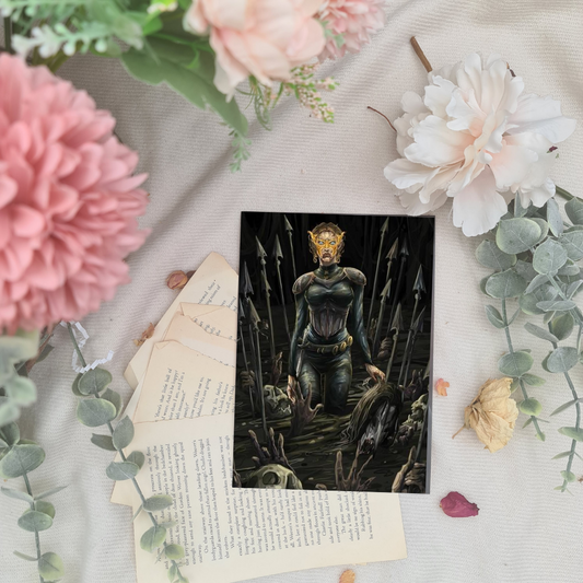Death Rising - A Court of Silver Flames - Nesta Archeron - A Court of Thorns and Roses - Officially Licenced - Sarah J. Maas - Print
