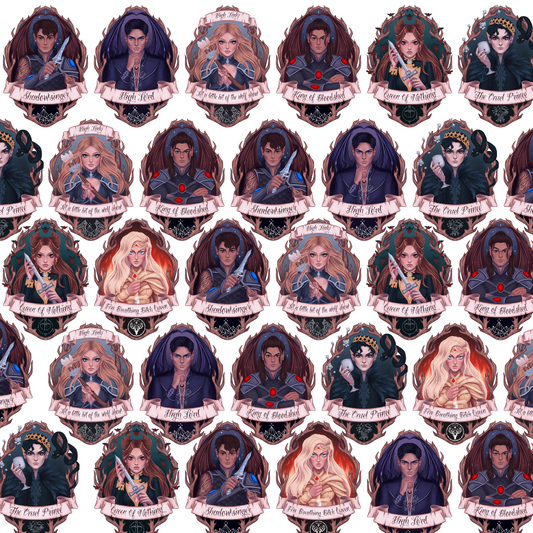 Sarah J Maas Character Stickers