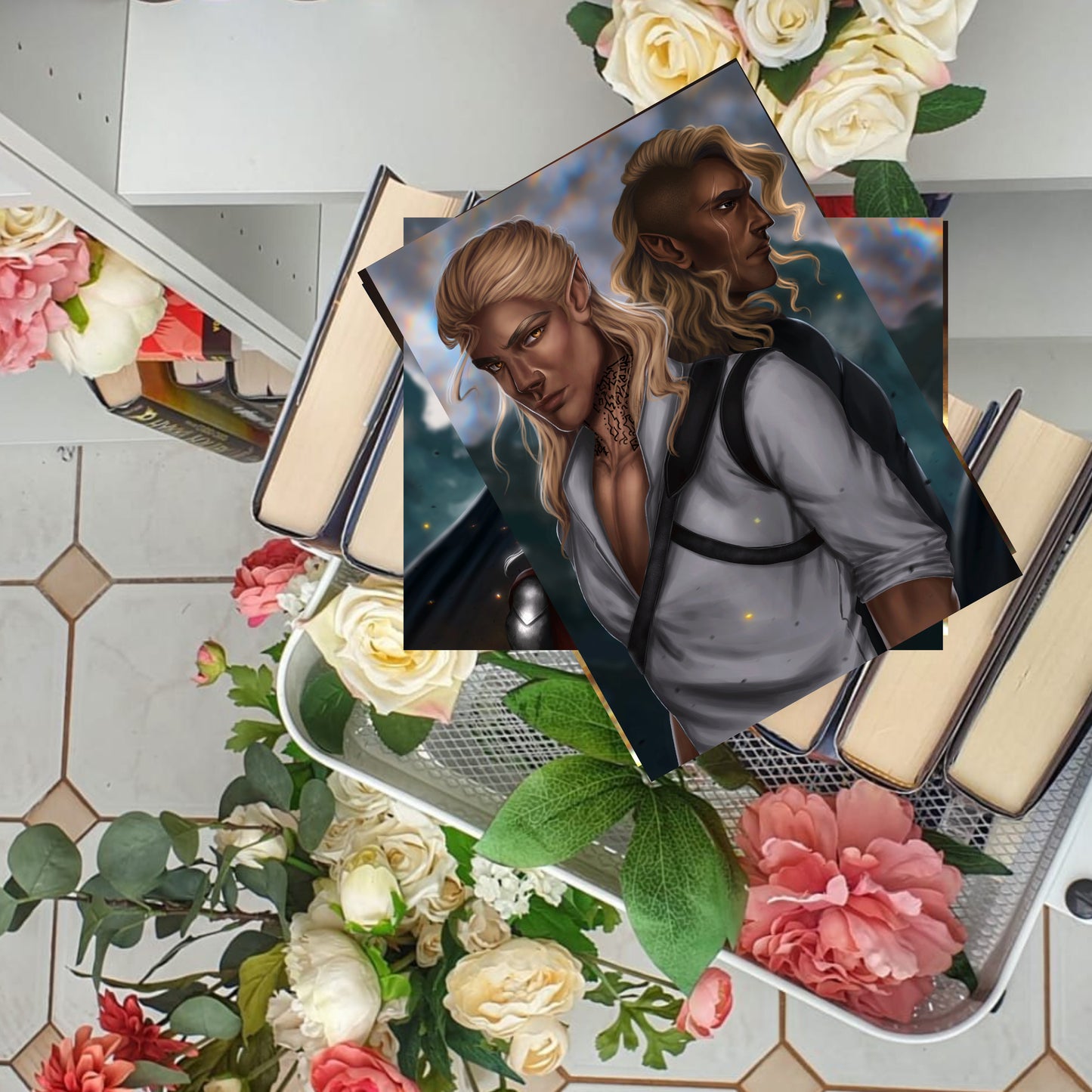 Gavriel and Fenrys  - Throne of Glass - Officially Licenced - Sarah J. Maas - Print